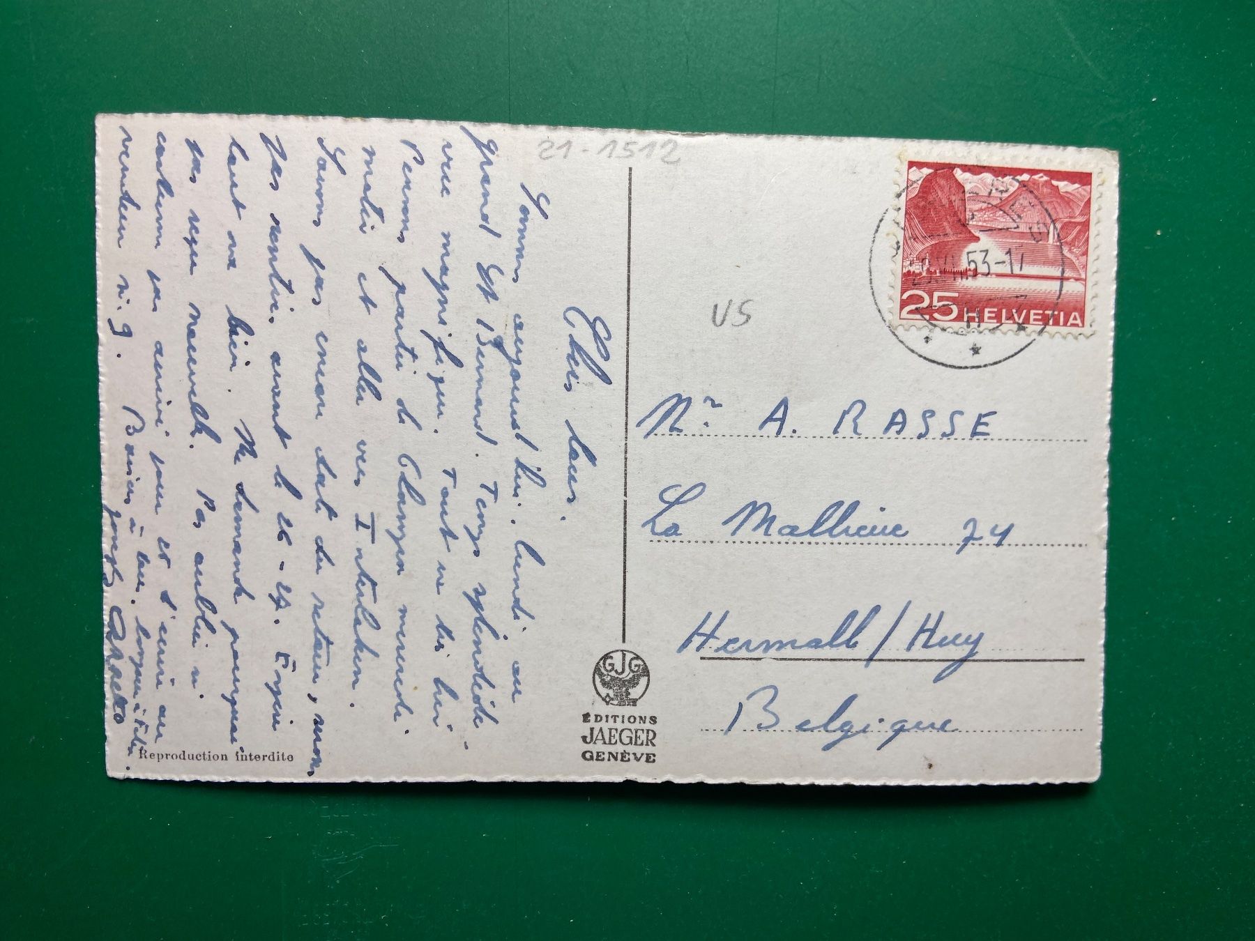 Cartoline postali: Hospice du Grand St. Bernard – Usato da Steg VS venduto da _vinci_ 1
