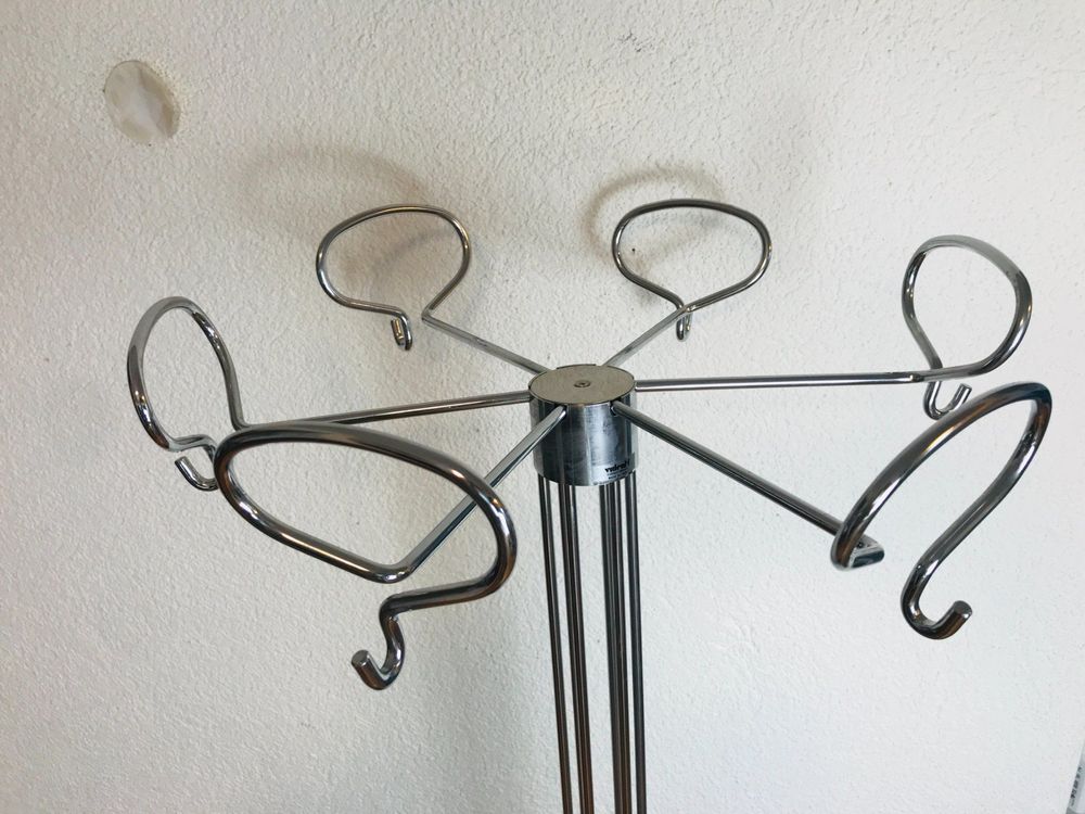 Vintage Design Garderobenständer von Valenti Luce, silber (Gebraucht) in Schlieren für CHF 89