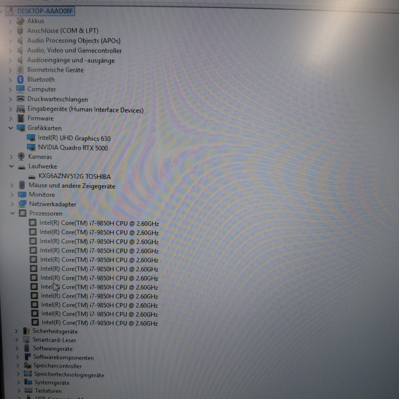 Lenovo Notebook: Lenovo ThinkPad P73 i7 32GB RTX5000 16GB SSD CAD – Usato da Reinach BL venduto da Re-Life_AG 5