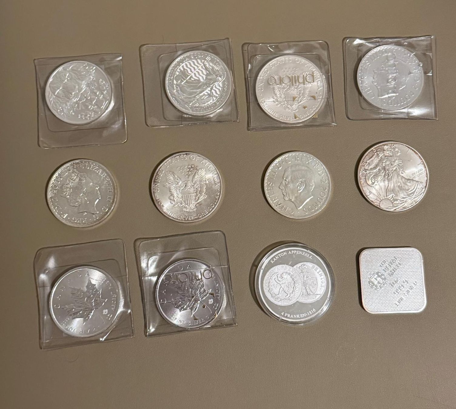 Edelmetalle: 11 oz Feinsilber plus 26 Gramm Feinsilber – Gebraucht aus Basel von Binis01