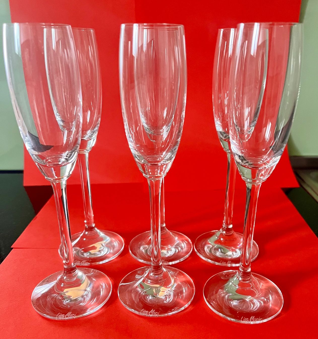 Bicchieri: 6 Lisa Mori Grappa - / Schnaps - Gläser – Usato da Uffikon venduto da san123day 3