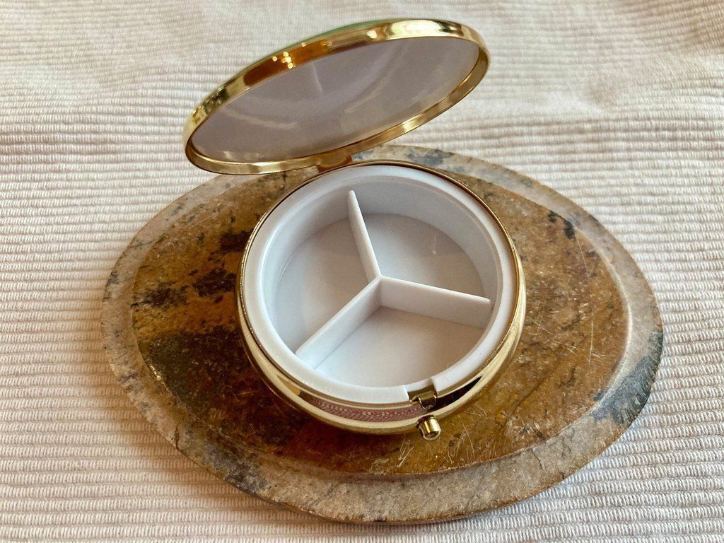 Minerali & Pietre curative: Pillendose -Jaspis-rot Steinplatte – Nuovo (secondo la descrizione) da Biberist venduto da tl-schmuck 1