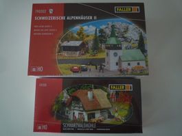 SET Faller 190202 & 131233 Maisons HO Alpenhäuser HO