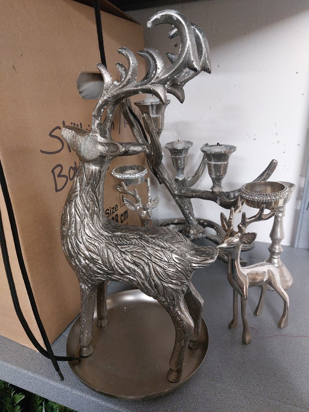 Bougeoirs: Kerzenständer Set Metall – D'occasion à Gwatt (Thun) par B.D.999