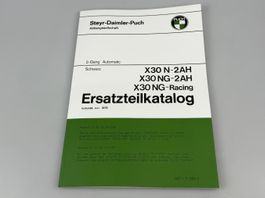 Puch X30 Ersatzteilkatalog neu