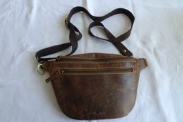 echt Leder Tasche braun zum Umhängen