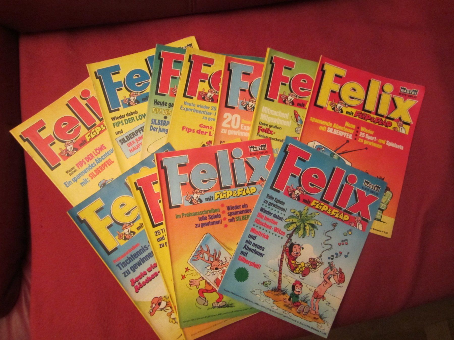 Comics: 10x "Felix mit Flipflap"SILBERPFEIL Hefte BASTEI Comics – Gebraucht aus Volketswil von nemo2000