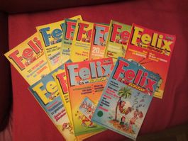10x "Felix mit Flipflap"SILBERPFEIL Hefte BASTEI Comics