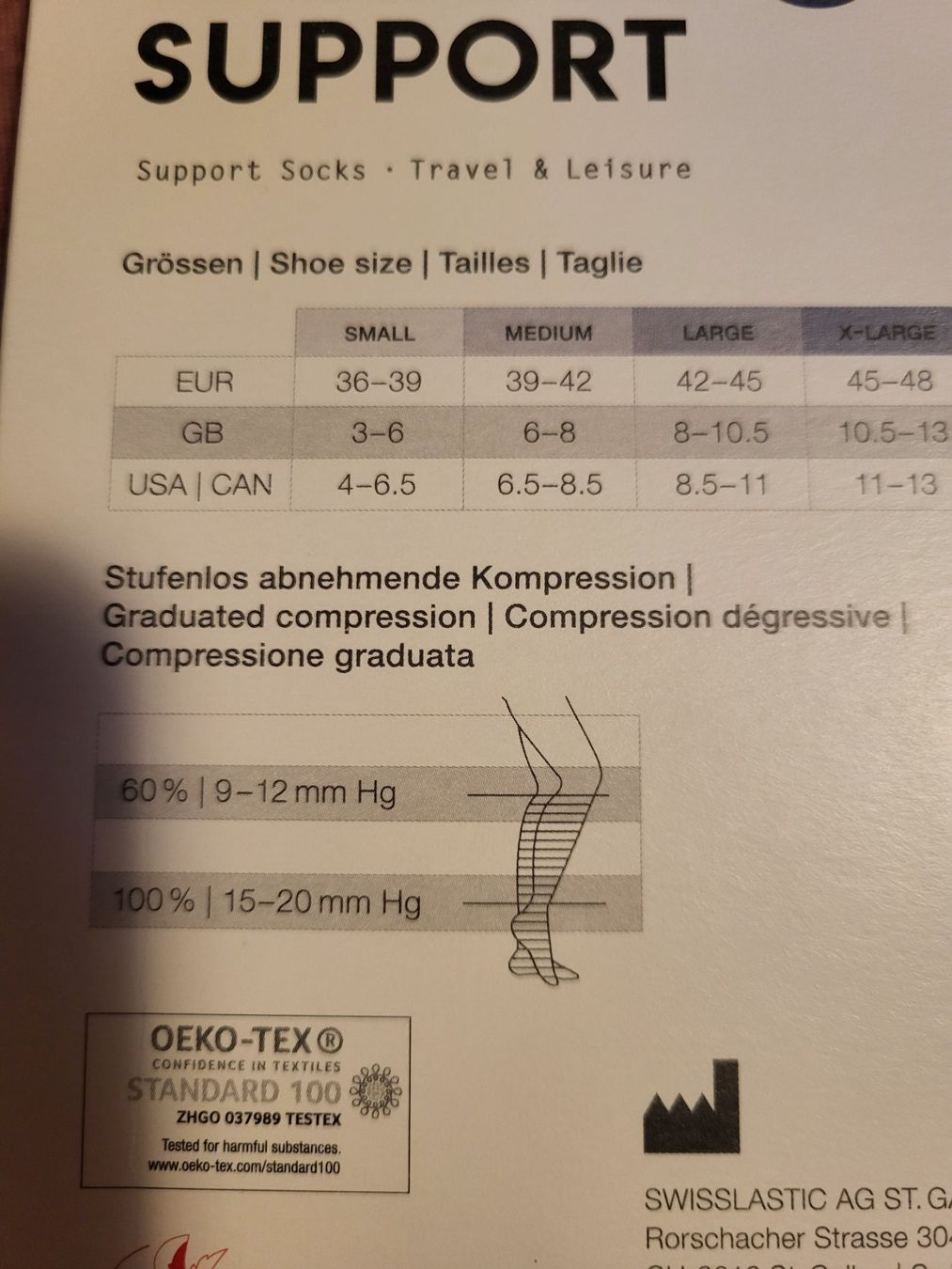 Calze: Venosan cotton support Stützsocken Gr. M – Usato da Mollis venduto da reiver 2