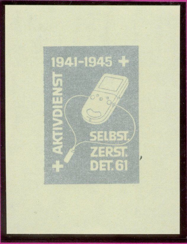 Alle Briefmarken: Selbst Zerst Det 61 – Gebraucht aus Zürich von yago-rot