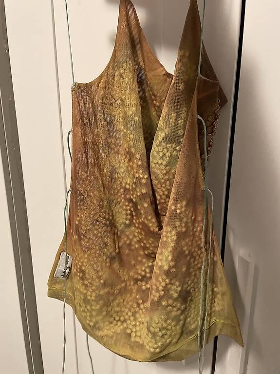 Top: Top en tulle clouté  – Usato da corbeyrier venduto da Brocante72 2