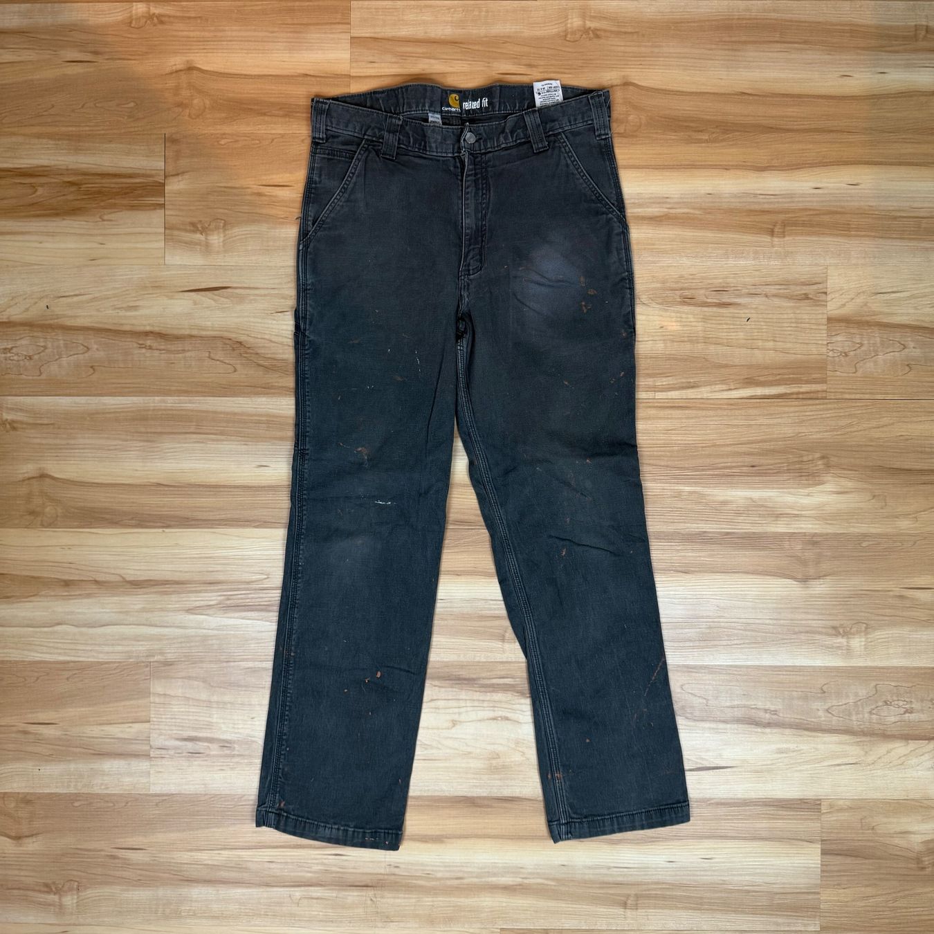 Carhartt Hosen: Vintage Carhartt Carpenter Hose Grey Washed – Gebraucht aus Herisau von 1asupply 2