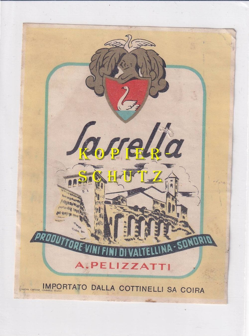 Carta: Etikette - Sassella /bd – Usato da Hombrechtikon venduto da Rudolf07