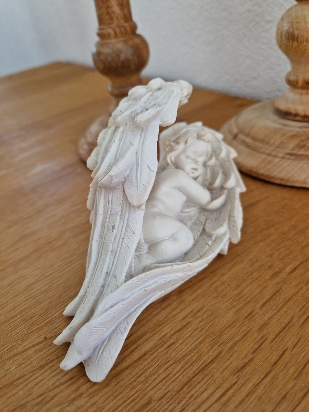 Statuette: Engel schlafend,grosse Engelsflügel – Usato da Siblingen venduto da Vany_McDougall 5