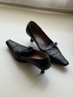 Escarpins Fimona cuir noir, taille 38 bon état