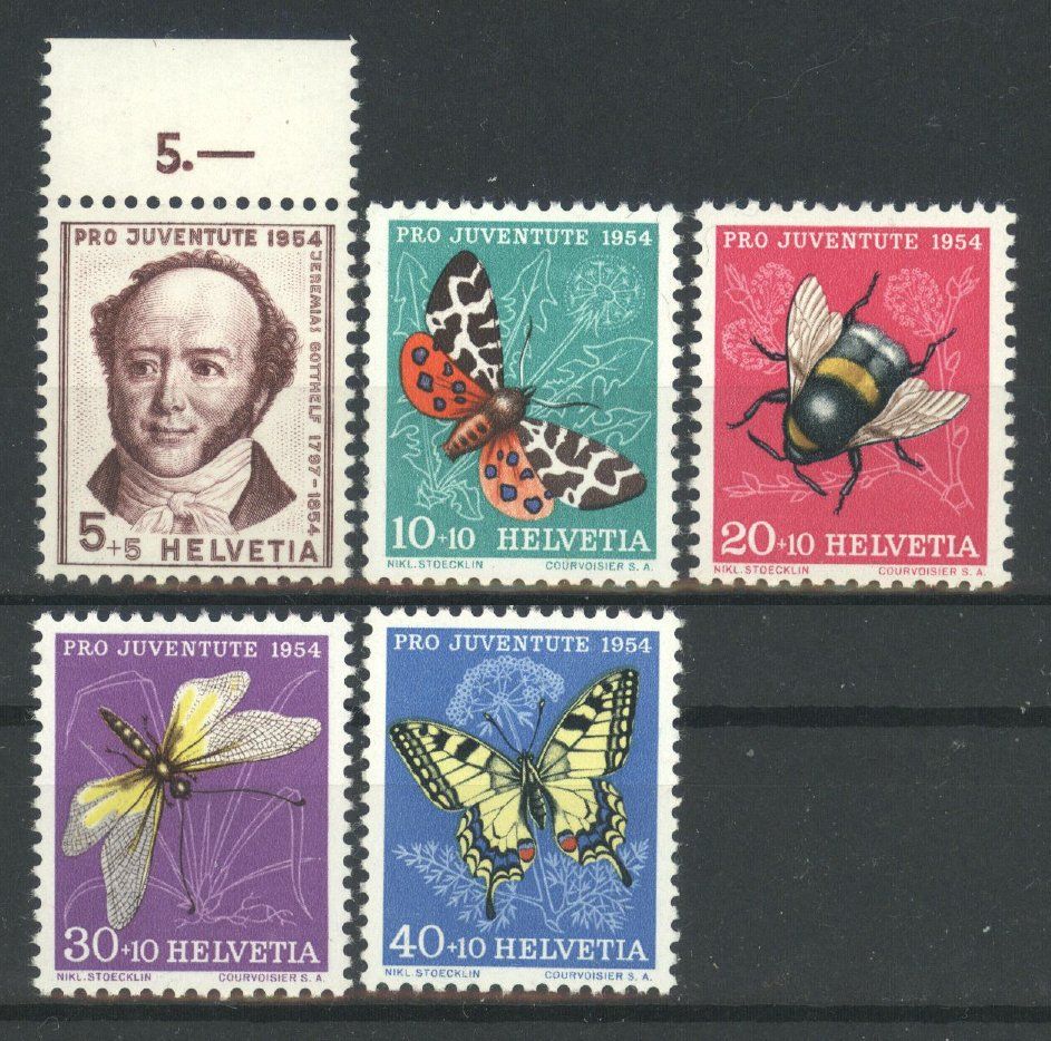 Tutti i francobolli: 1954, Pro Juventute ** – Usato da Willisau venduto da Vollstempel
