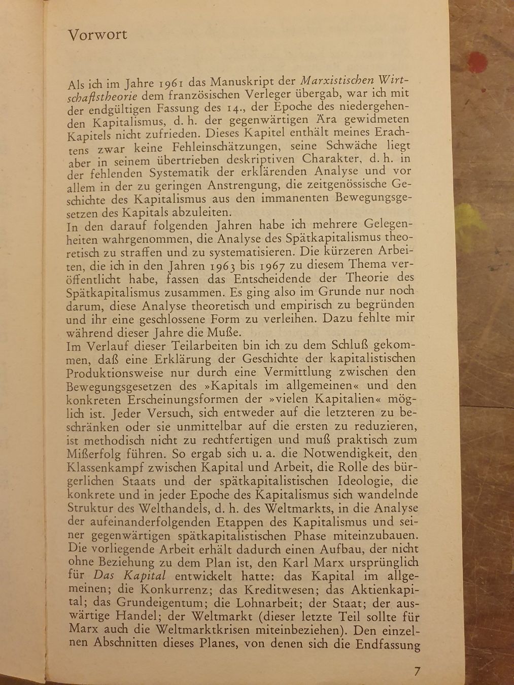 Libri: Der Spätkapitalismus - Ernest Mandel - Suhrkamp – Usato da Zürich venduto da loosebone 6