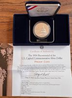 US Capitol Silber Dollar 1994, Bicentennial, Top Zustand!