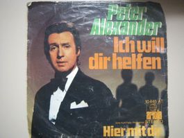 Vinyl Single Peter Alexander - Ich will dir helfen
