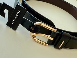 NEW Coach Classic Leather Belt F78180 - XL
