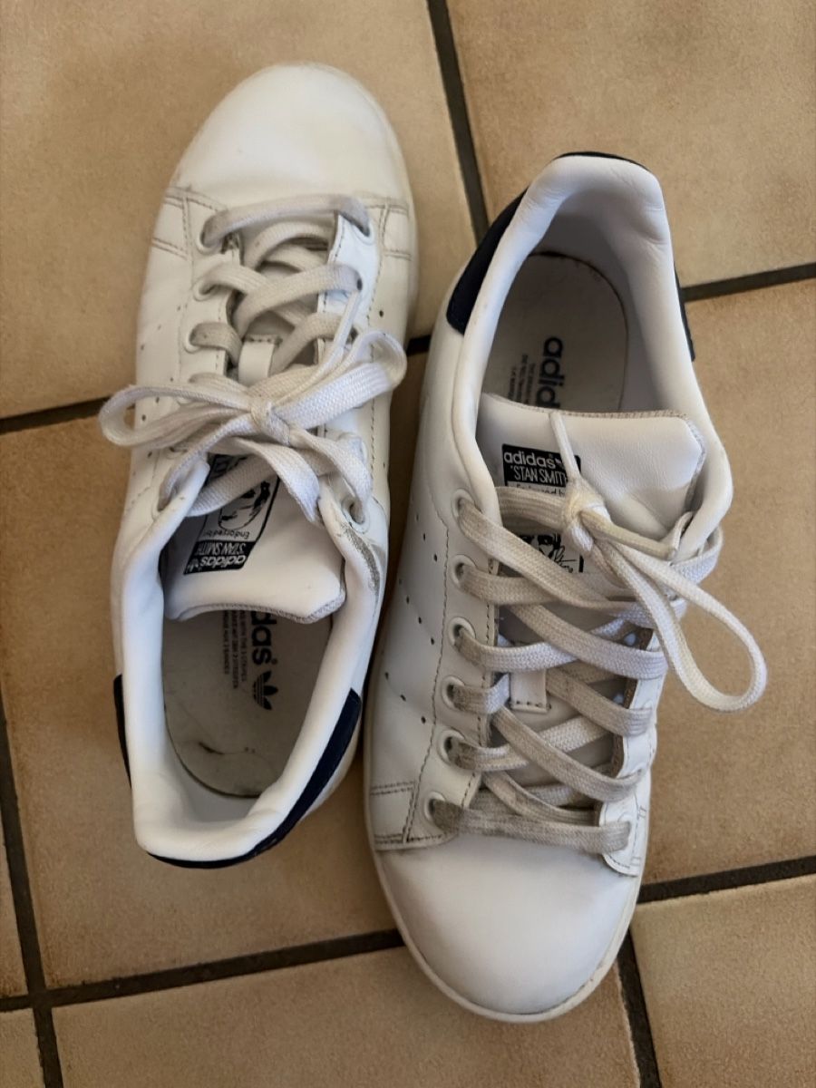 Adidas Scarpe da uomo: Dunkelblau/Weisse Stan Smith - Adidas Schuhe – Usato da Zürich venduto da Oliviakeller 1