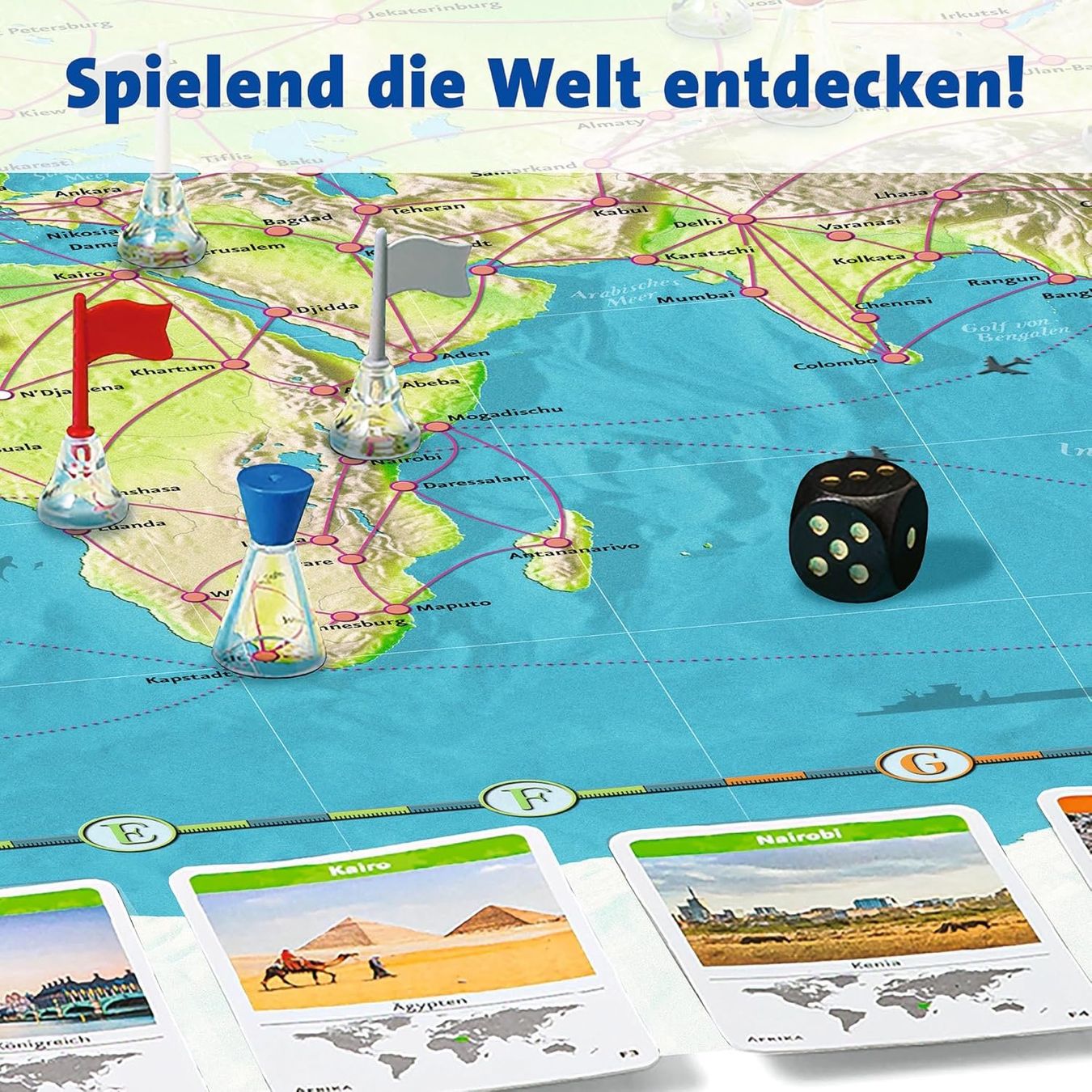 Ravensburger Giochi: Revenburger Spiel "Weltreise" – Nuovo (secondo la descrizione) da Giubiasco venduto da gorgon621 3