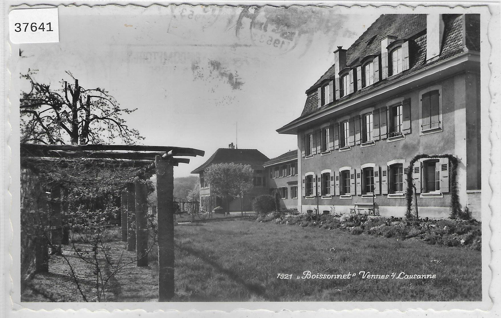 Ansichtskarten: Boissonnet Vennes s/Lausanne – Gebraucht aus Ettingen von Kartenplanet