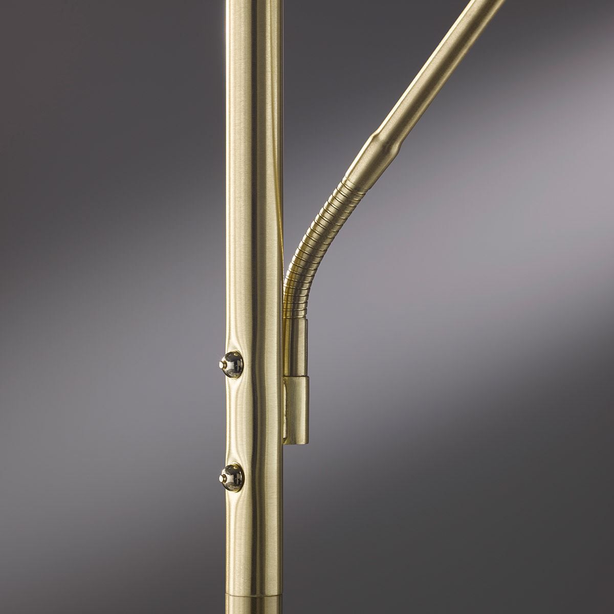 Lampade: LED Stehleuchte, Messing, Dimmbar – Nuovo (secondo la descrizione) da Kreuzlingen venduto da Smart-Light 4