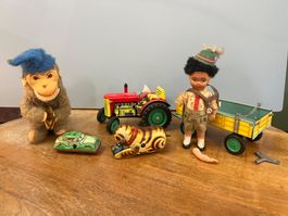Lot Vintage Spielzeug mit mechanischen Elementen!