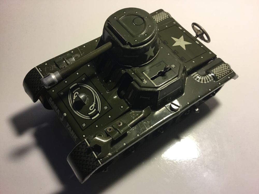 Alter grosser Blechpanzer ”GAMA” Germany 50er Jahre 5