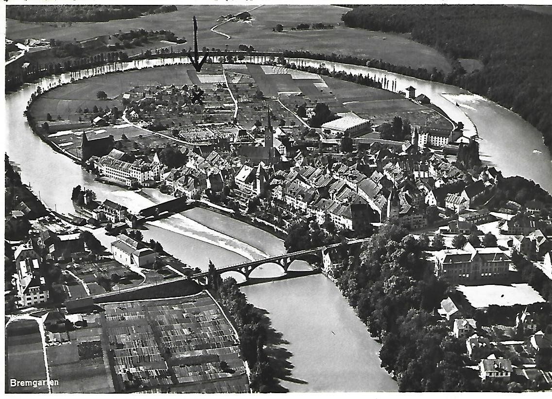 Cartes postales: Bremgarten Fliegeraufnahme – D'occasion à Wetzikon ZH par Brulu100