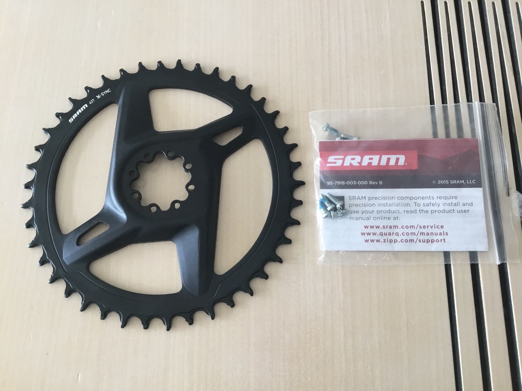 Sram Pezzi di ricambio: SRAM Kettenblatt 42 Zähne – Nuovo e nell'imballaggio originale da Schlieren venduto da hespeler99