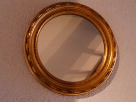 Miroir rond doré chic et intemporel