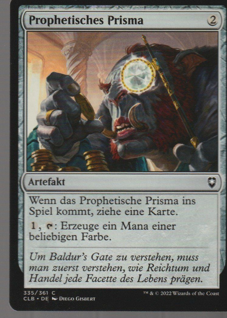 Magic The Gathering Carte collezionabili: TCG Magic The Gathering MTG CLB 335 Prophetisches Prisma – Nuovo (secondo la descrizione) da Vezia venduto da Aquarius_Age