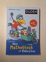 DUDEN 1. Kl. - Mein Matheblock mit Rabe Linus (mit Sticker)