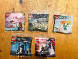 5 lego polybag neu versiegelt marvel harry potter disney