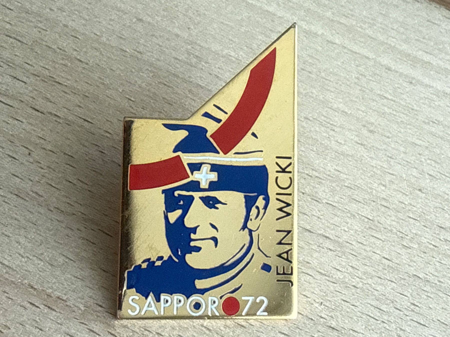 Placchette & Badge: Pin Jean Wicki Sapporo 72 – Usato da Glattbrugg venduto da Schweigmatt