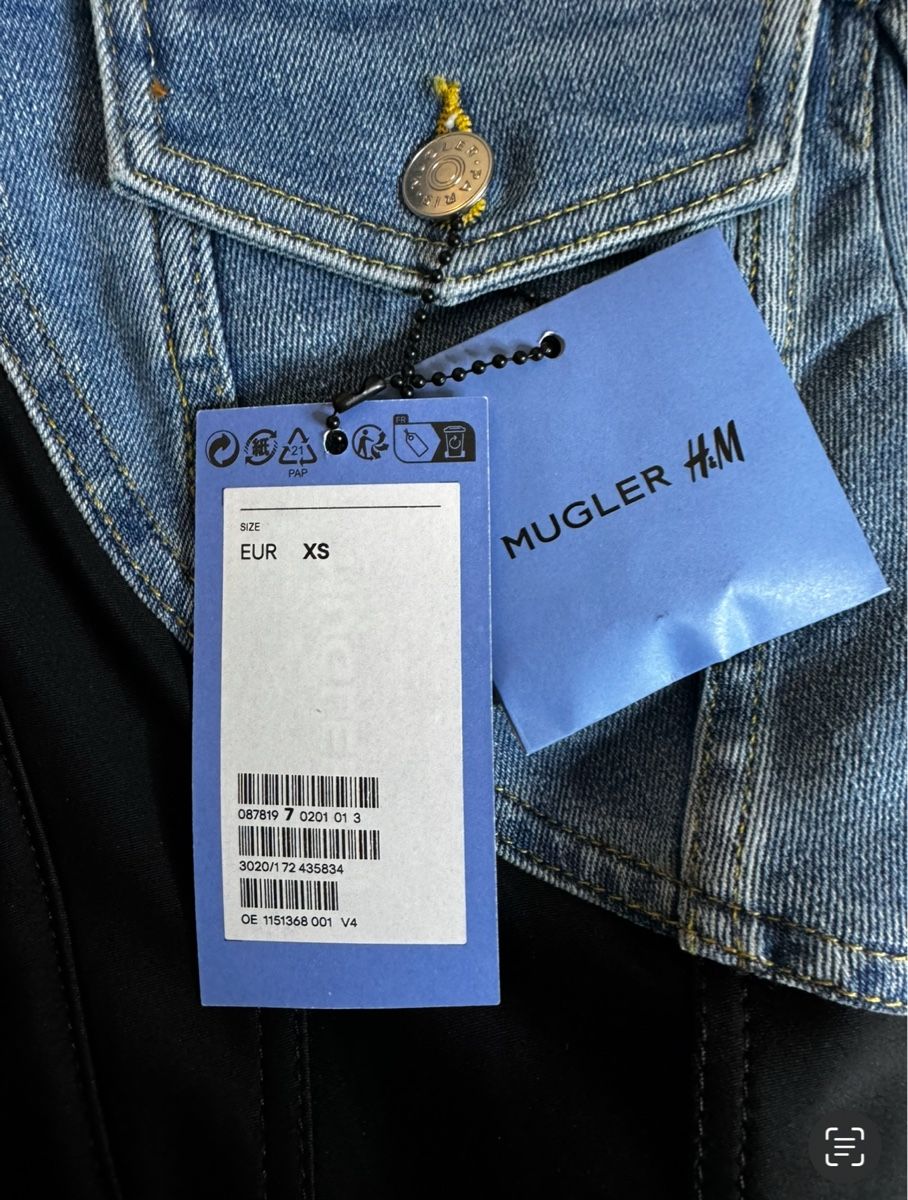 Giacche: Mugler H&M jeans Jacke NEW – Nuovo e nell'imballaggio originale da Zürich venduto da Privat4444 3