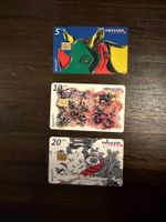 Swisscom Taxcards - komplette Serie Siebdruck
