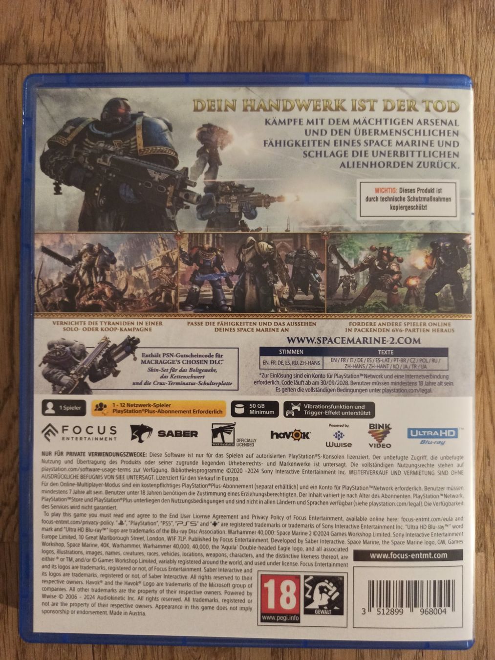 Giochi: Warhammer 40,000: Space Marine II PS5 - TOP – Usato da Oberweningen venduto da mar_87mx 1
