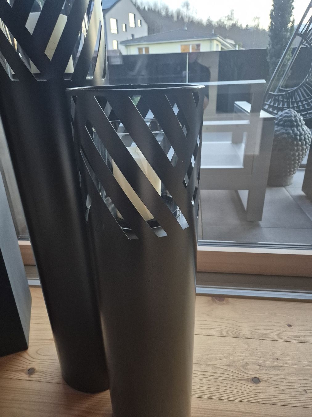 Portacandele: Windlichtsäule 2er Set – Nuovo (secondo la descrizione) da Schaanwald venduto da Gismo034 1