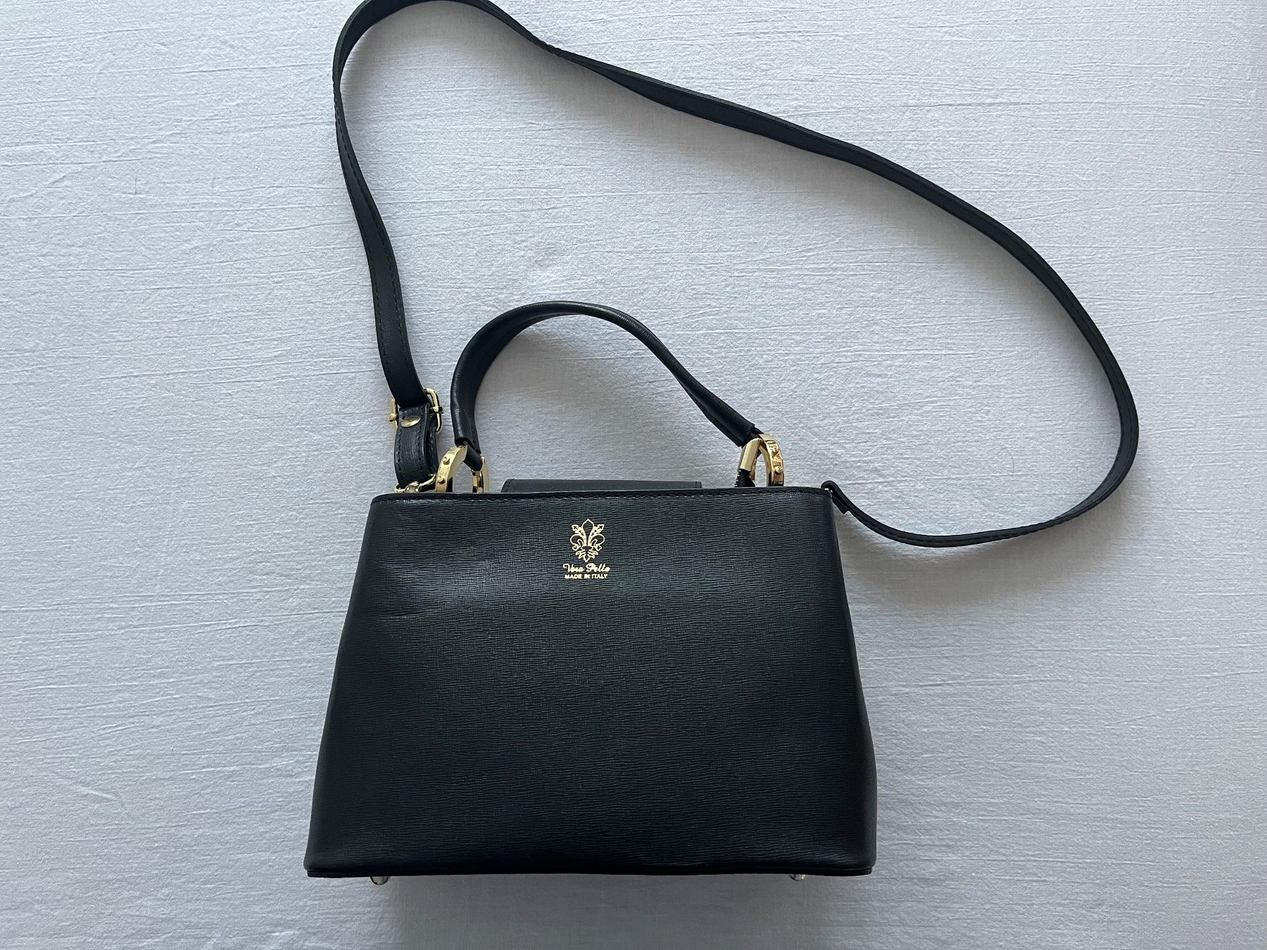 Borse da donna: Damen Handtasche schwarz Leder – Usato da Jona venduto da Flexer02 2