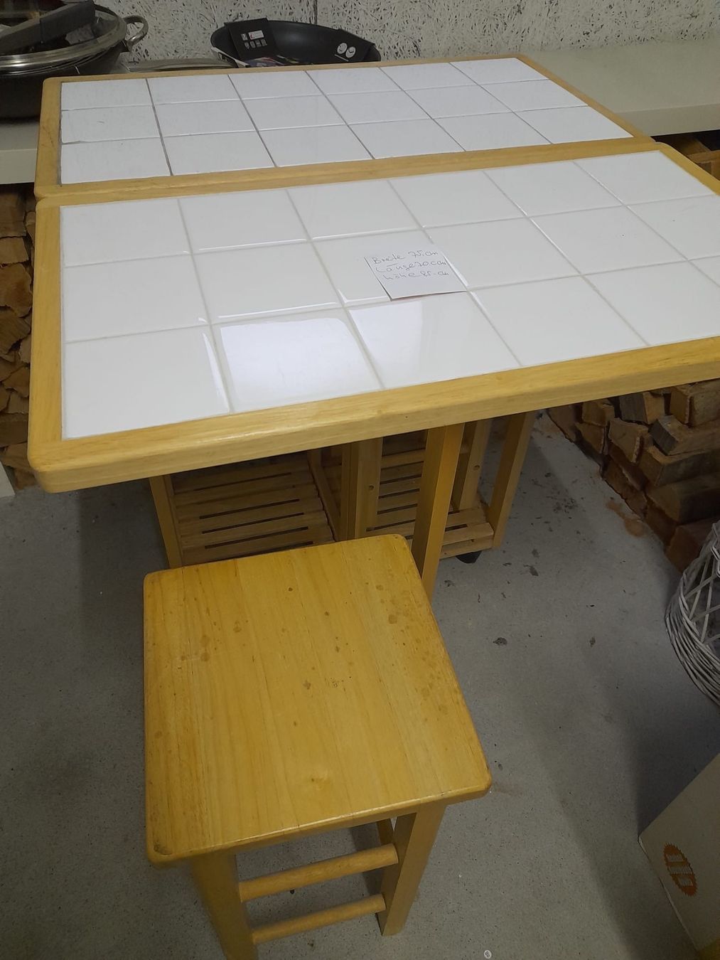 Tables: Klapptisch mit Hocker – D'occasion à Immensee par Shagay 1