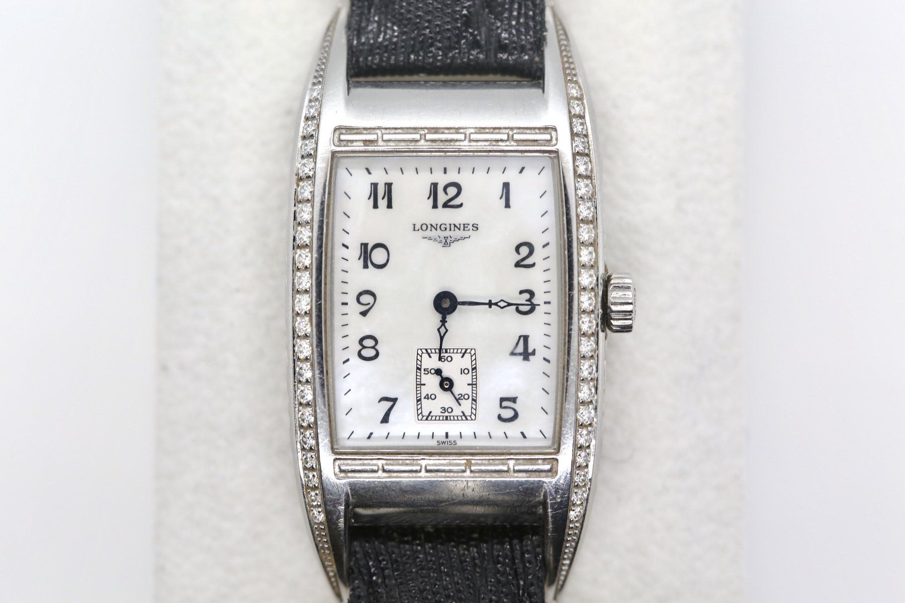 Longines Orologi: Longines Belle Arti mit Diamanten – Usato da Reinach BL venduto da Han-Numismatik