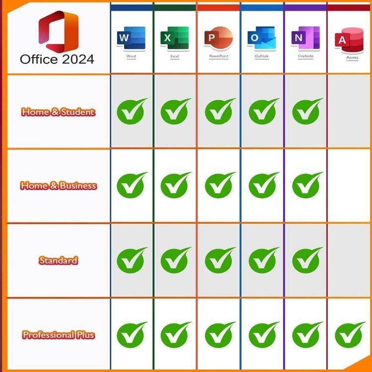 Microsoft Software: Microsoft Office Pro Plus 2024 - neuf, garantie! – Gebraucht aus Reconvilier von Vizioteck 2