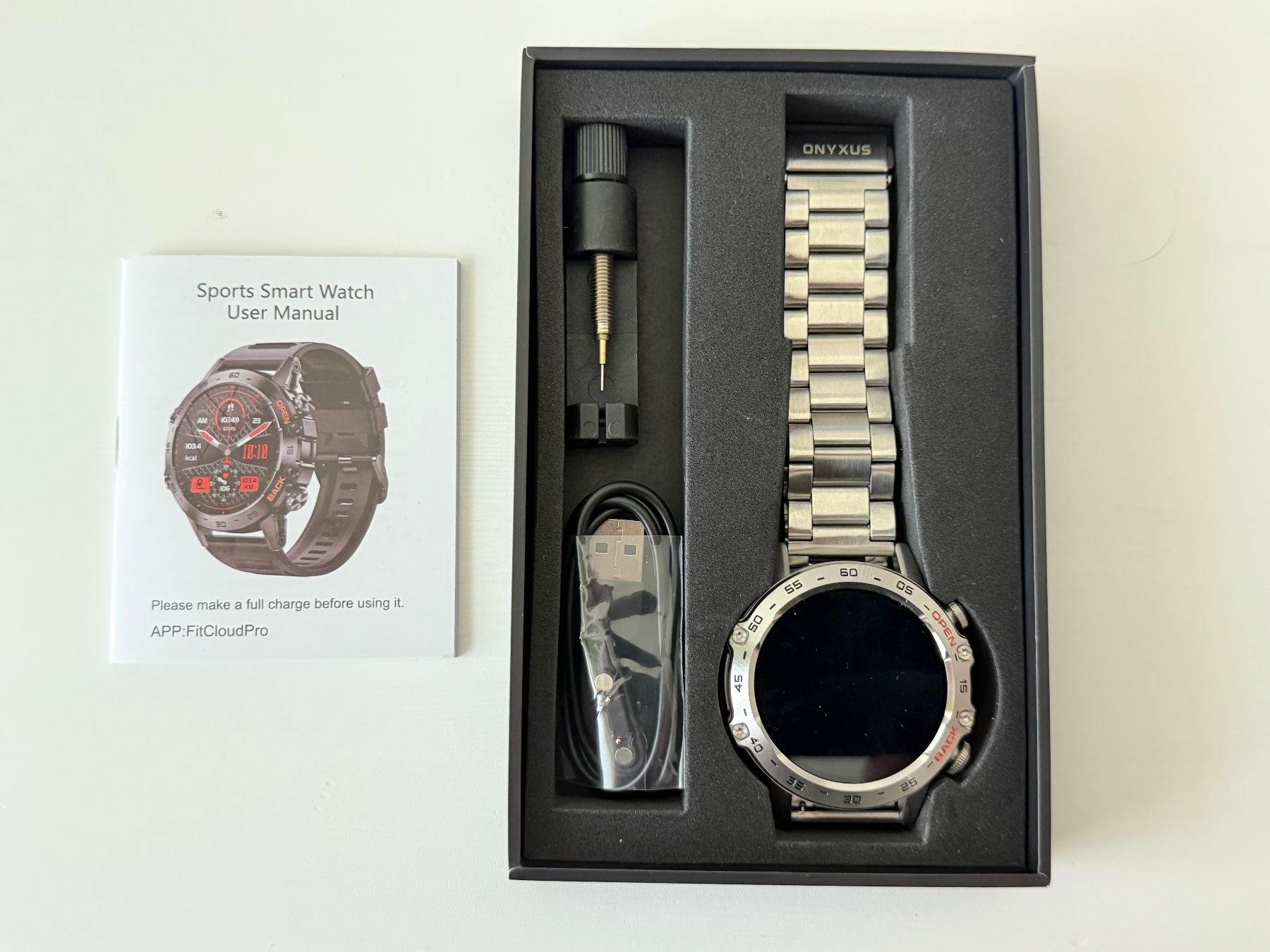 Smartwatch: ONYXUS FitForce K52 Smartwatch – Neu (gemäss Beschreibung) aus Rotkreuz von QuadrifoglioNero 1