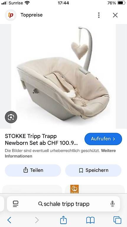 Hochstühle: Triptrap Babyschale 2 Stk – Gebraucht aus Pfäffikon ZH von sybille016 1