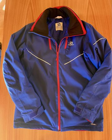 Salomon Skijacke Herren Gr. M ca. 48/50 Top Zustand blau