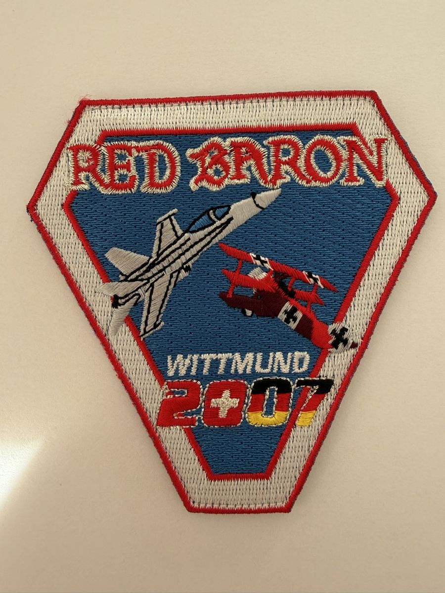 Schweizer Armee Plaketten & Abzeichen: Swiss Air Force Wittmund 2007 patch  – Gebraucht aus Chamoson von Lio_Rey