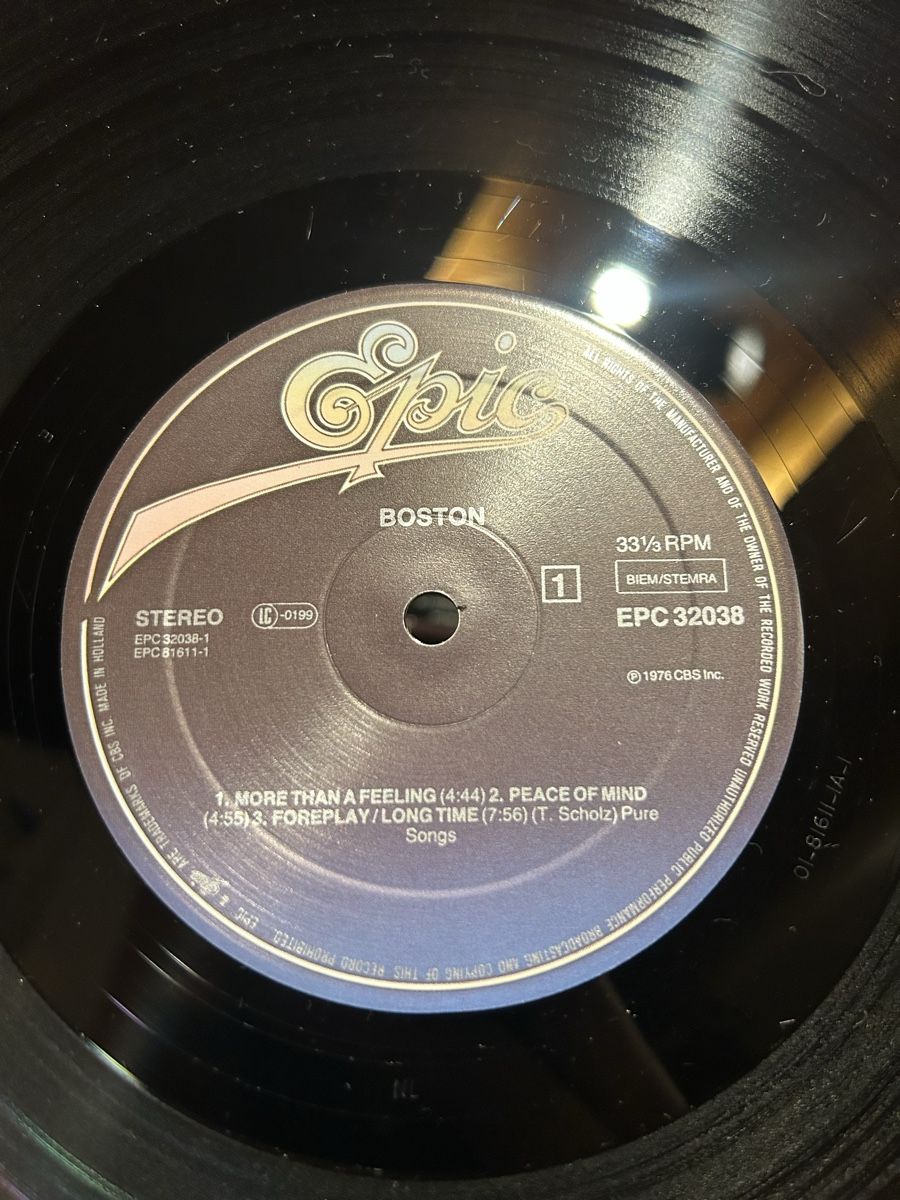 Dischi in vinile: Boston 1976 Dutch pressing – Usato da Haute-Nendaz venduto da Arzak 2